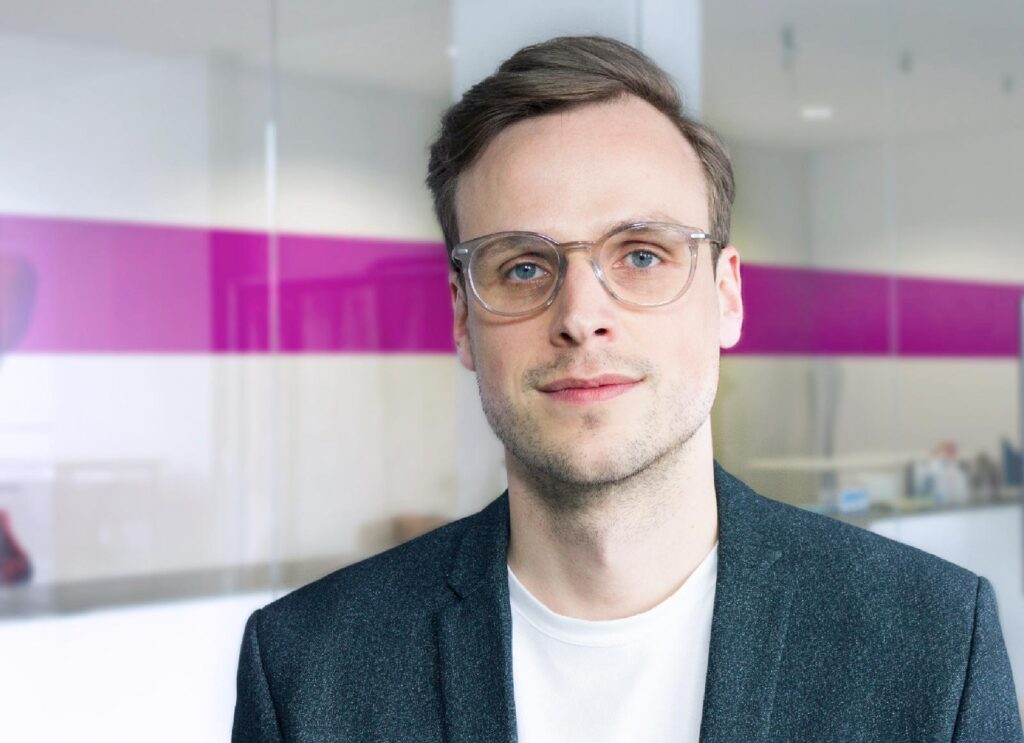 A portrait of Moritz Maier